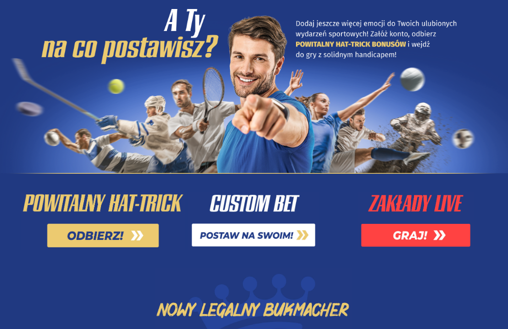 Bonusy od EWINNER - polski i legalny bukmacher